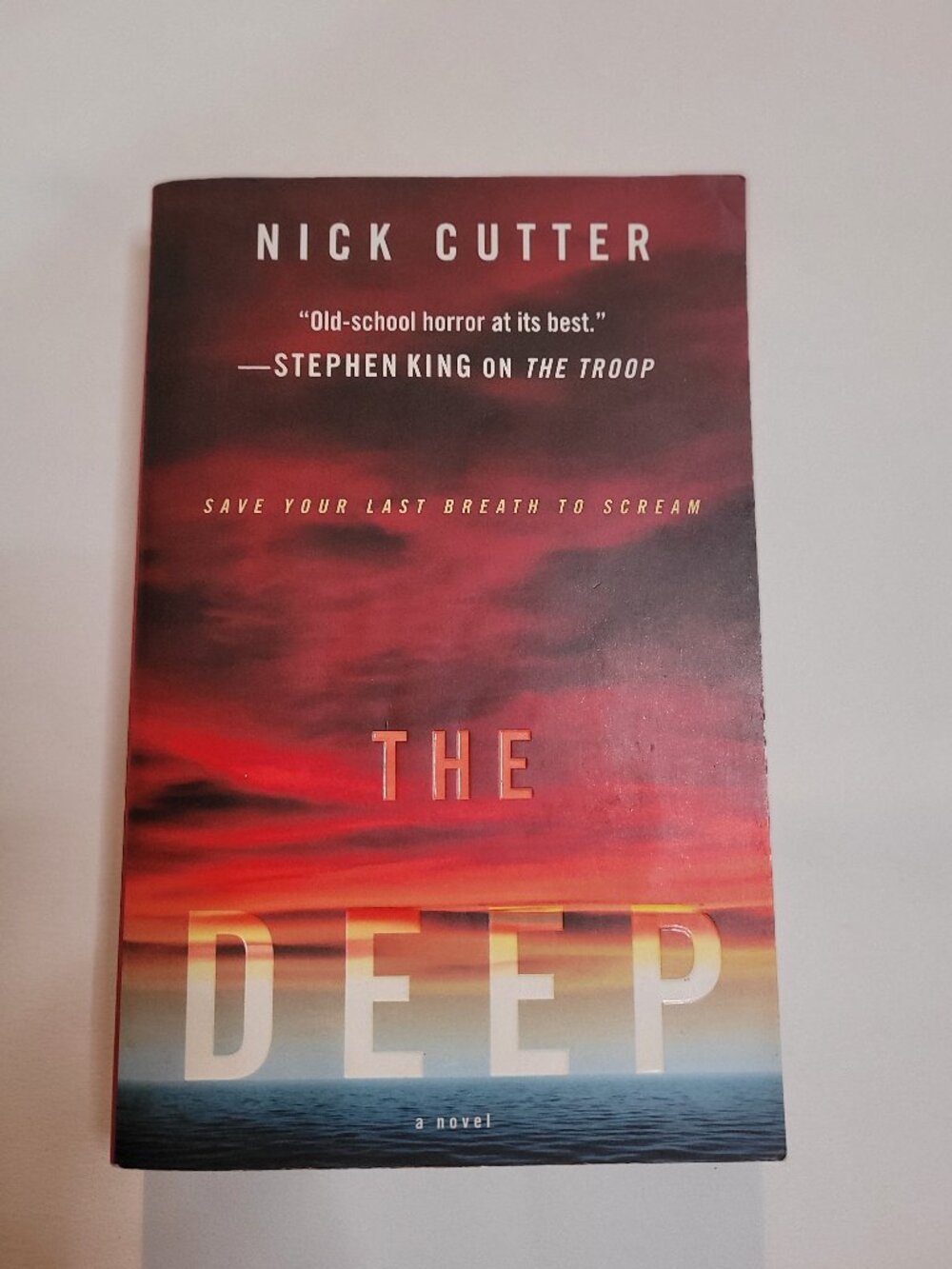 The Deep by Nick Cutter Paperback Horror Thriller Novel